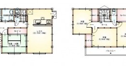 4LDK +外付けひさし +対面キッチン +和室 